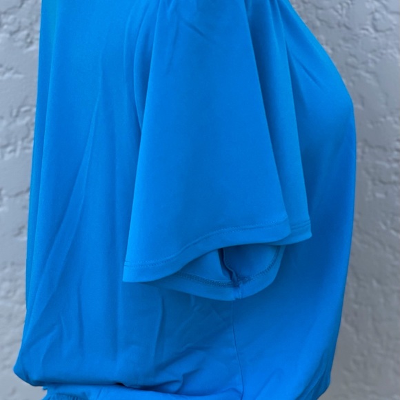 Michael Kors blue top  NWT - Picture 6 of 10